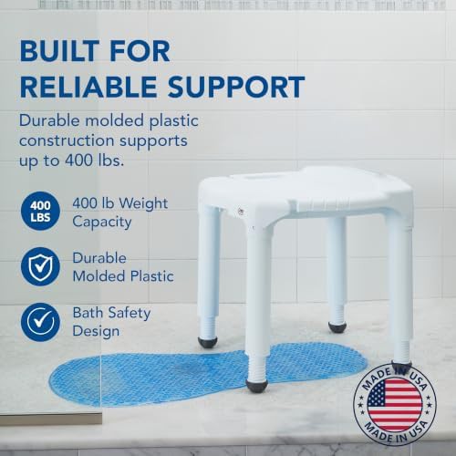 Heavy duty universal shower stool — photo 3