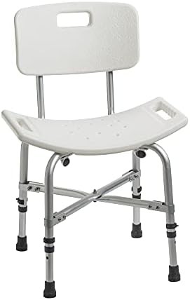 Bariatric heavy duty gray bathroom bench