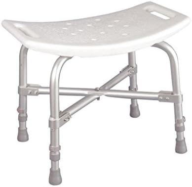 Bariatric heavy duty bath bench without back