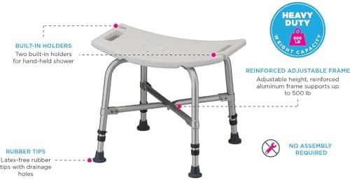 Bariatric 500 lb shower chair — photo 5