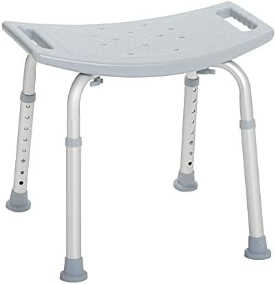 Aluminum Shower Chair with Suction Feet