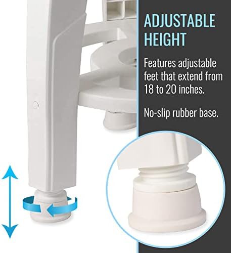 Rotating shower stool with lower storage — photo 3