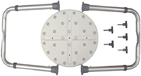 Adjustable height aluminum shower chair — photo 3
