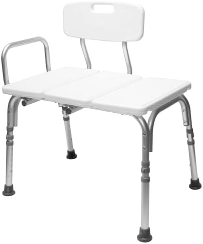 Height adjustable convertible tub bench
