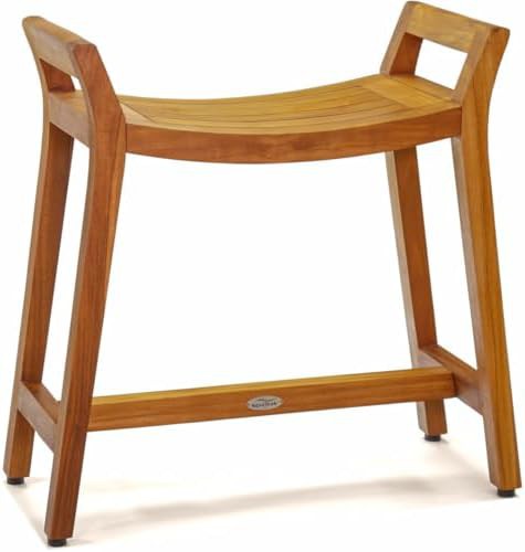 Asia ascend teak spa and sauna bench