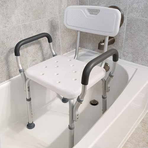 Heavy Duty Spa Shower Chair with Gray Arms — photo 4