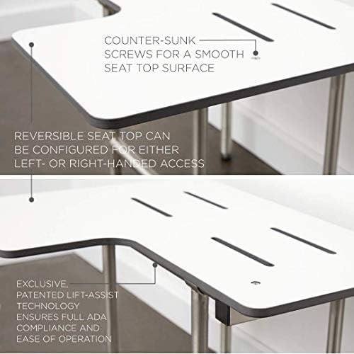 L-shaped transfer bench with swing down legs — photo 4