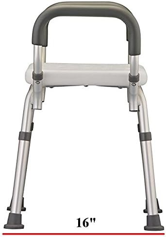 Adjustable shower bench with padded arms — photo 4
