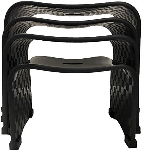 Brown acrylic bath chair 35 cm height — photo 3