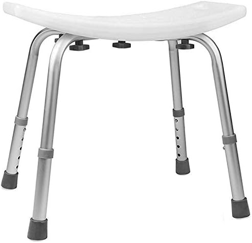 Tool free white bath bench 300 lbs — photo 5