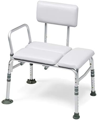 Two in one padded tub transfer bench