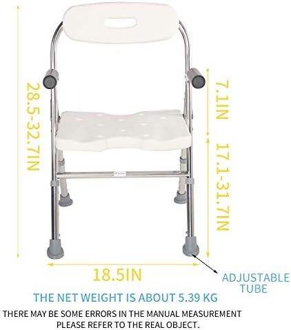 Adjustable medical bath seat with handle — photo 5