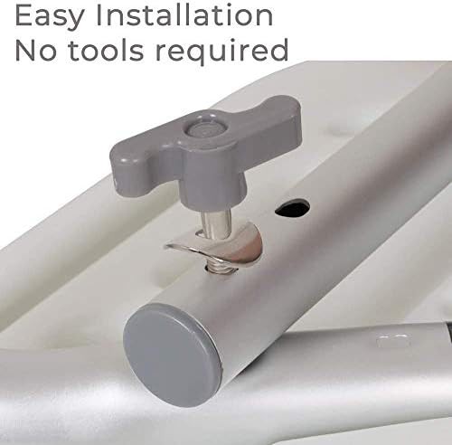 Adjustable aluminum bath seat with backrest — photo 5