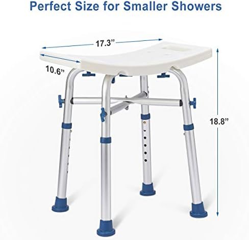 Heavy Duty Adjustable Height Bath Chair — photo 4