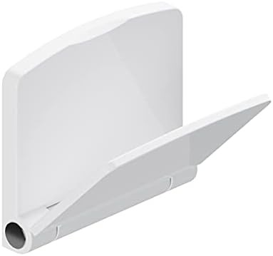 White ABS wall mount folding shower seat — photo 5