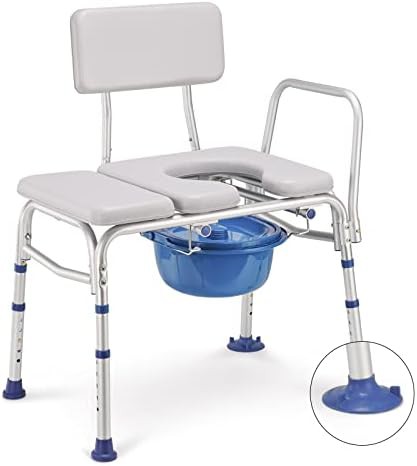 Padded Bedside Commode and Transfer Bench