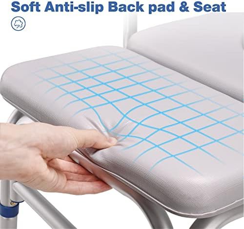 Padded Bedside Commode and Transfer Bench — photo 4
