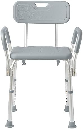 Shower Chair with Padded Armrests and Backrest