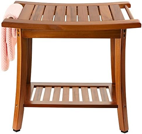 Teak wood shaving and foot stool — photo 4