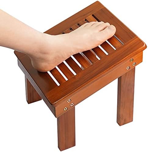 Teak wood shaving and foot stool — photo 5