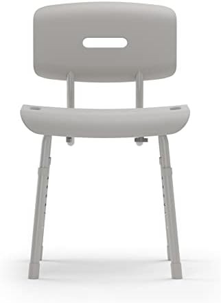 Euro style shower chair with antimicrobial seat