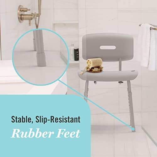 Euro style shower chair with antimicrobial seat — photo 3