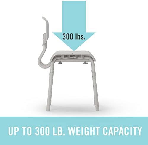 Euro style shower chair with antimicrobial seat — photo 4