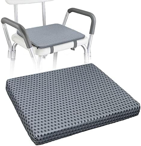 Mesh padded cushion for transfer benches