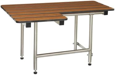 Teak Phenolic Right Handed Bariatric Transfer Bench