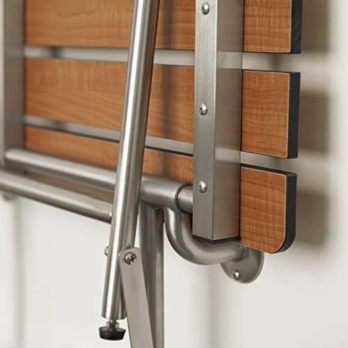 Teak Phenolic Right Handed Bariatric Transfer Bench — photo 5