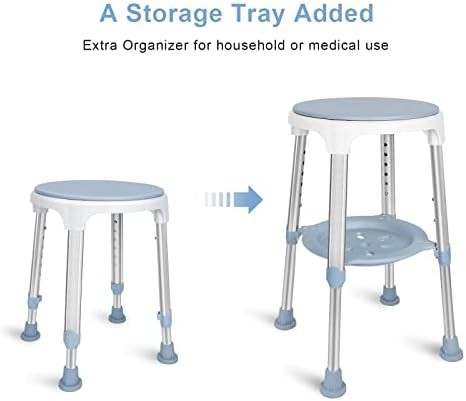 Adjustable swivel seat stool for seniors — photo 4