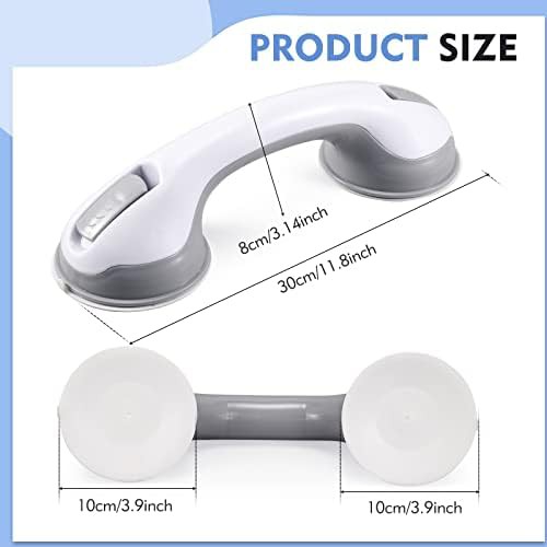 Gray acrylic twelve inch grab bars — photo 3
