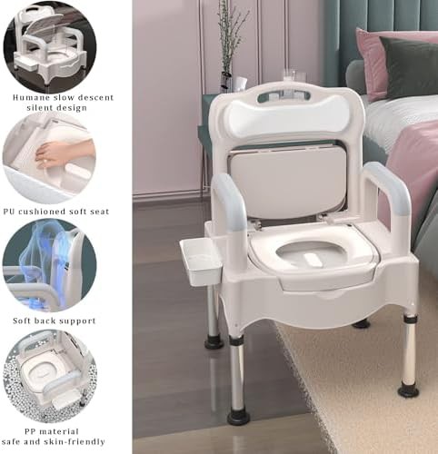 Mobile Commode and Shower Chair — photo 4