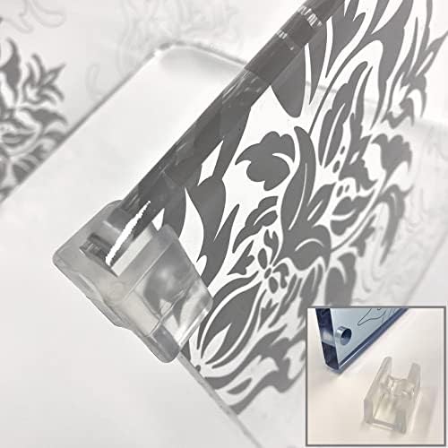 Large Samira clear acrylic shower chair — photo 3