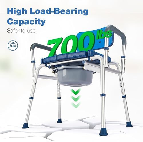 Extra Wide Bariatric Shower Chair with Handles — photo 5
