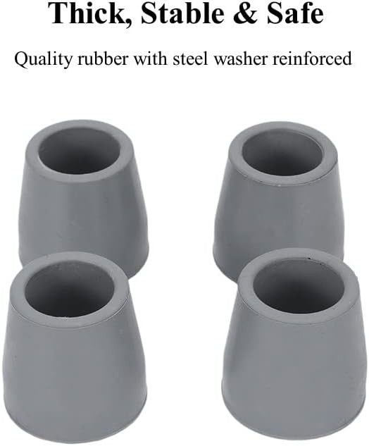 Heavy duty gray rubber replacement tips — photo 5