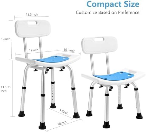 White narrow bathtub chair with back — photo 4