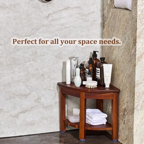 Corner Shower Bench and Shaving Footrest — photo 4