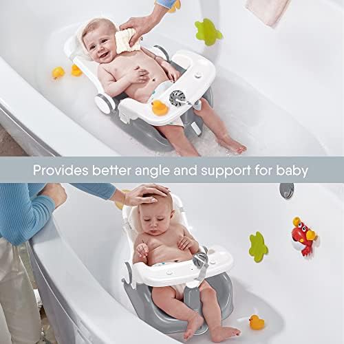 Folding Infant Bath Seat with Pillow — photo 4