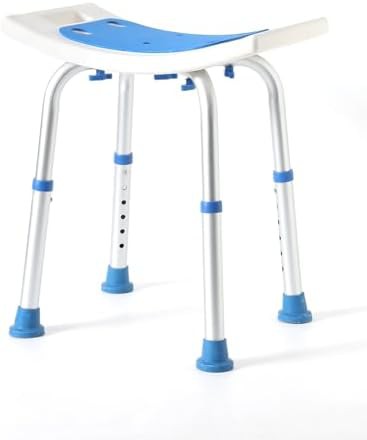 Adjustable height bath seat for seniors