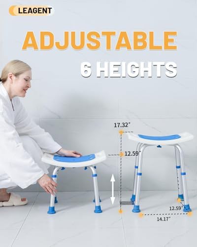 Adjustable height bath seat for seniors — photo 3