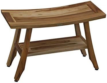 Teak bench with cleaner and sealer kit — photo 5