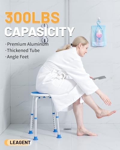 Tool free adjustable bath stool — photo 3