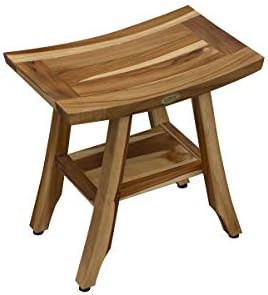 Satori teak stool with protexion sealer finish — photo 3