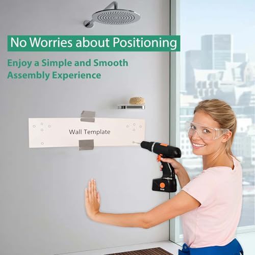 Teak wall mounted folding shower seat 20 in — photo 4