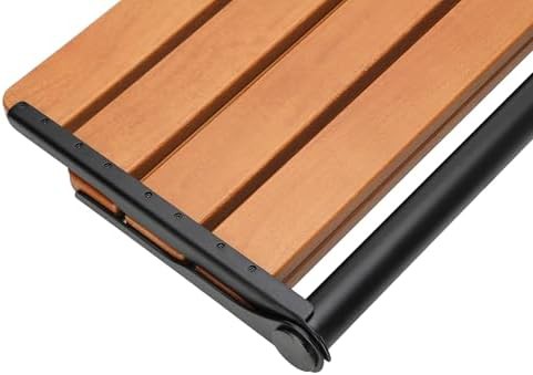 Teak folding shower seat 18 in — photo 3