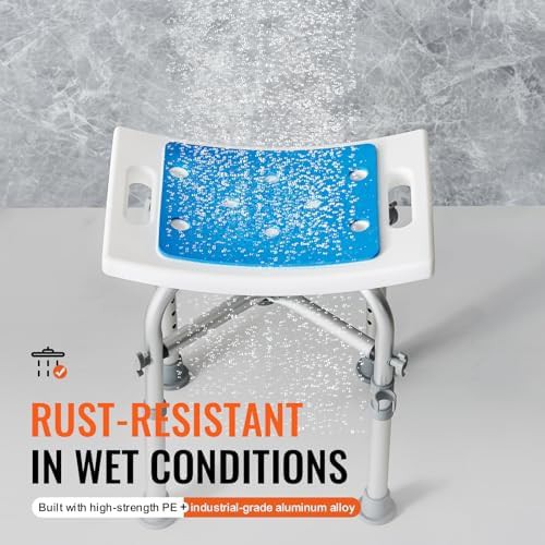 Heavy Duty Aluminum Shower Bench 500 lbs — photo 4