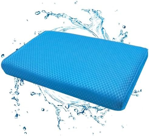 Blue non slip shower seat pad