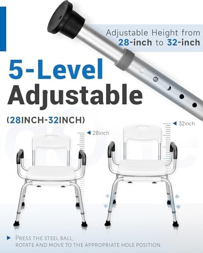 Swivel seat heavy duty shower chair — photo 3