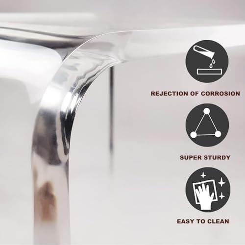 Clear Acrylic Heavy Duty Shower Bench — photo 3